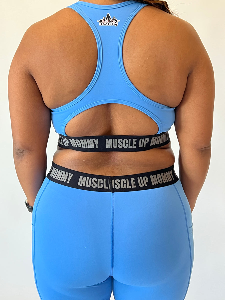 Muscle Up Mommy®  Cross-Back Bra + Women's Athleisure