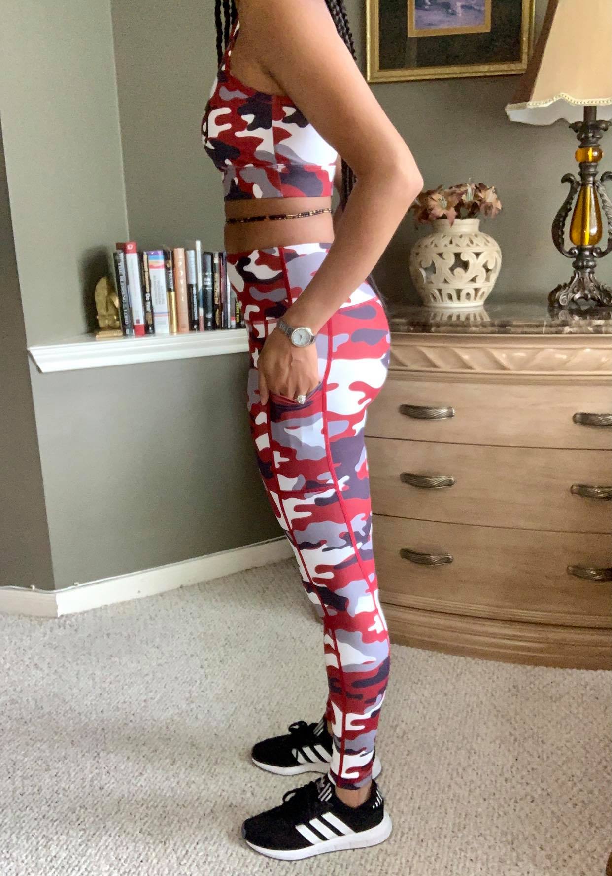 Plus Size Fade into Camo Active Workout Capri Leggings – ICONOFLASH